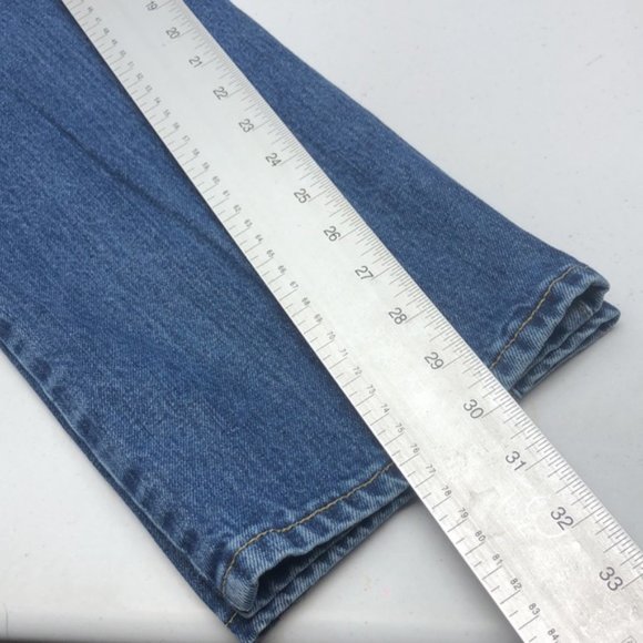LIKE NEW LANDS END HIGH-RISE STRAIGHT JEANS 8/29x30 ⭐️ - Picture 10 of 12
